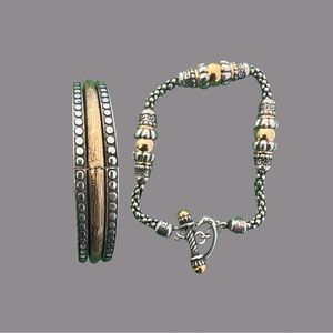 Brighton Gold and Silver Bracelet Set